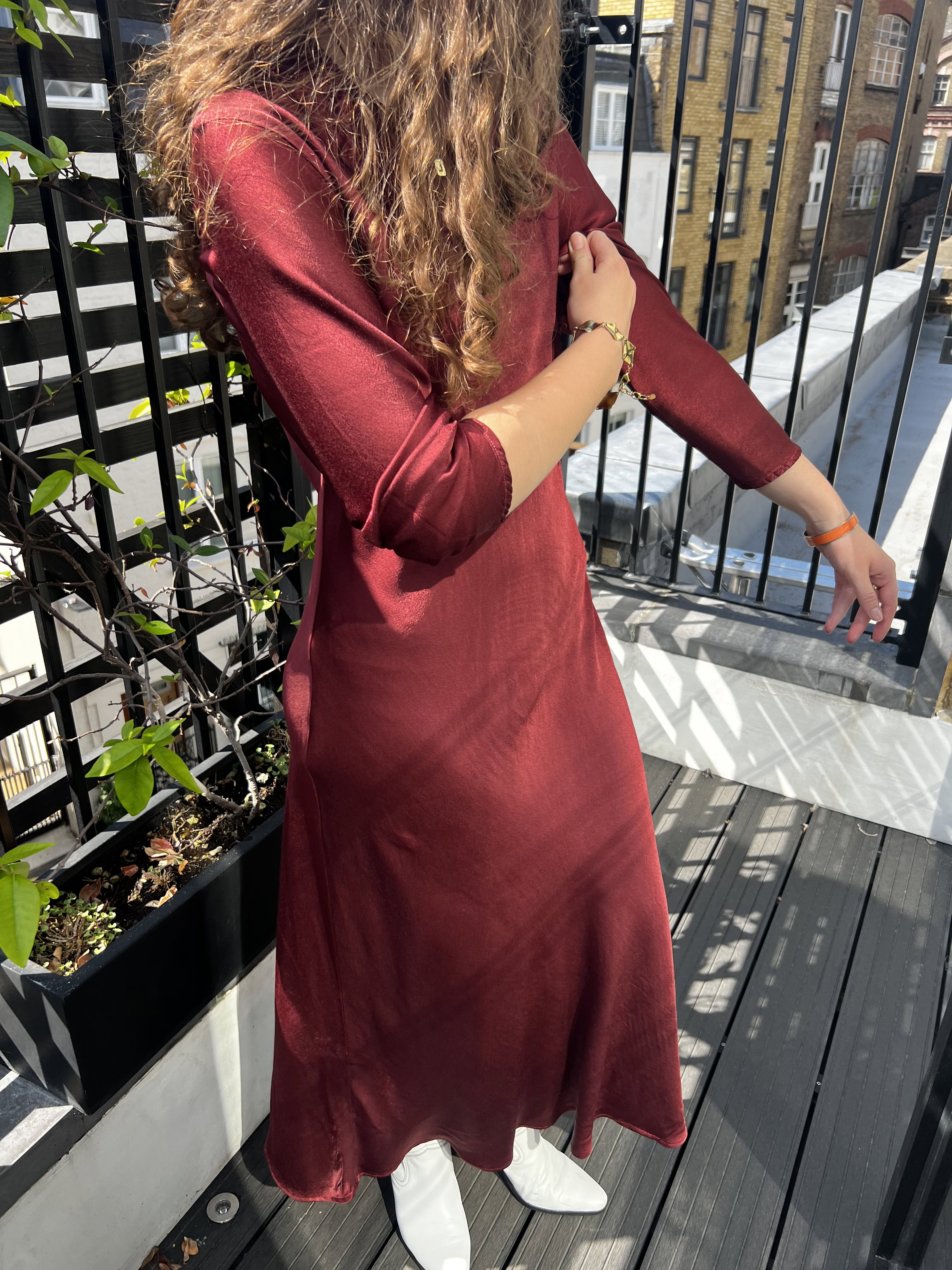 rhea embroidered midi dress RHEA MIDI main image 0