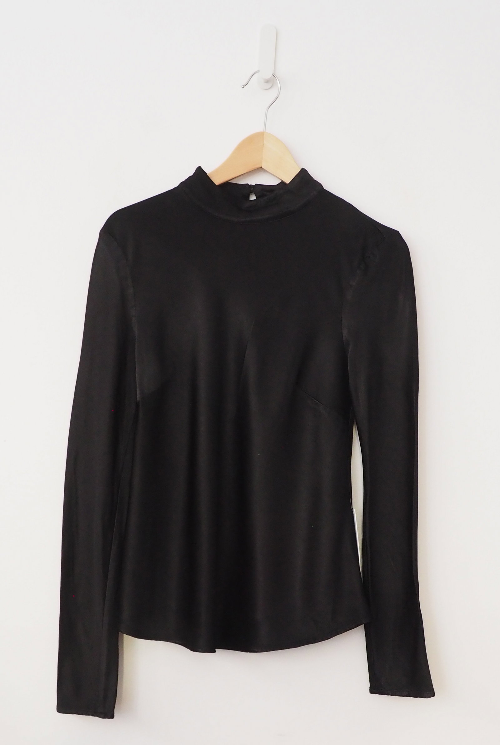 Buy GHOST Mika Satin Turtleneck Top | Relove